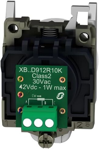 Schneider Electric XB4BD912R10K Harmony XB4 Complete Potentiometer Analog Control for Industrial Machinery, Fits 22mm Openings, Metal in Saudi Arabia