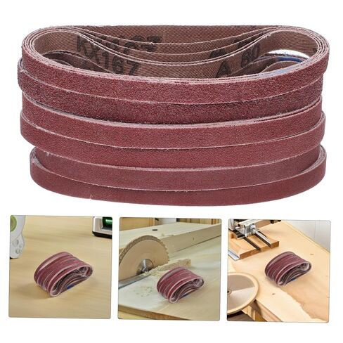 TEHAUX 30pcs Brown Corundum Abrasive Belt Roll High Grit Sandpaper Sanding for Belt Sander in Saudi Arabia