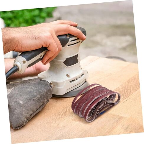 Uonlytech 30pcs Wet Dry Abrasive Paper Belts for Belt Sanders Sander Sandpaper for Metal Automotive Wood in Saudi Arabia