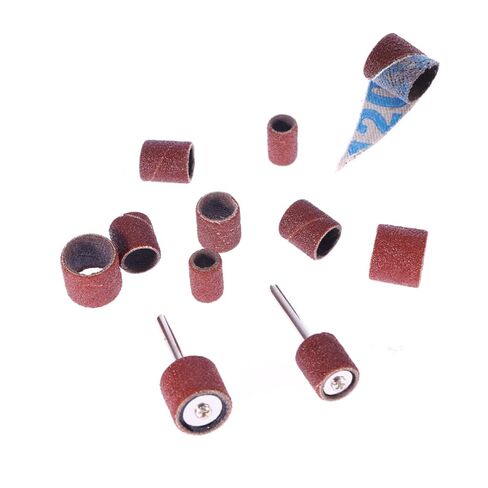 102pcs Sanding Drum Bands Set for Nail Drill Kit 80 Grit Sleeves for Rotary Tools Compatible for Nail Art and Woodworking in Saudi Arabia