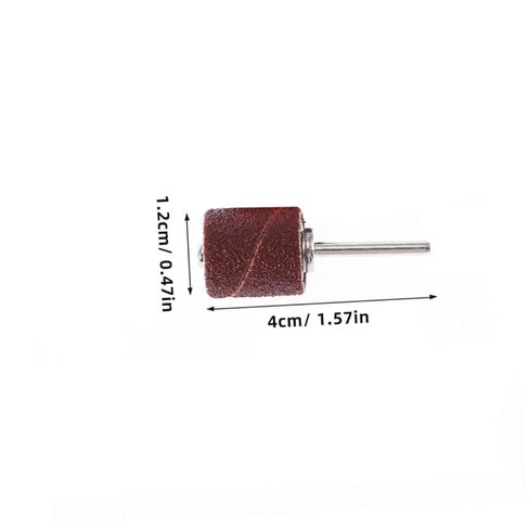 102pcs Sanding Drum Bands Set for Nail Drill Kit 80 Grit Sleeves for Rotary Tools Compatible for Nail Art and Woodworking in Saudi Arabia