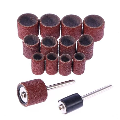 102pcs Sanding Drum Bands Set for Nail Drill Kit 80 Grit Sleeves for Rotary Tools Compatible for Nail Art and Woodworking in Saudi Arabia