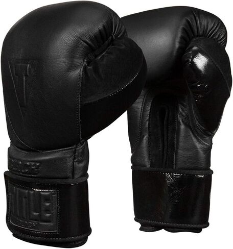 TITLE Boxing Black Training Gloves 2.0 - Boxing Gloves, Boxing Training Gloves, MMA Gloves, Oz Training Gloves, Kickboxing Gloves, Punching Bag Gloves, Sparring Gloves in Saudi Arabia