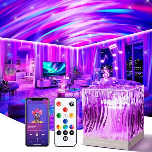 ديناصور ليلة الضوء والصوت آلة الطفل | 22 ضوضاء بيضاء+18 RGB ألوان Galaxy Light Projector و Coothing Baby Shusher | مكبر صوت Bluetooth+Remote+Timer White Love Machine | هدايا الديناصورات للأولاد in Kuwait