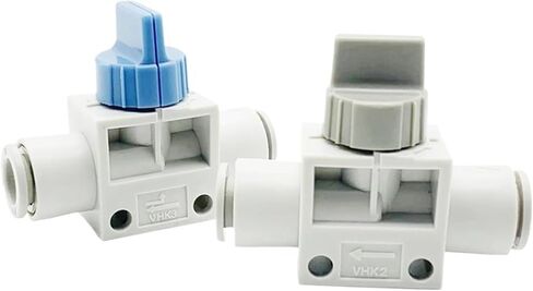 1pcs Manual valve VHK2/VHK3-04F 06F 08F 10F 12F air pipe switch valve(VHK2-12F-12F) in Saudi Arabia