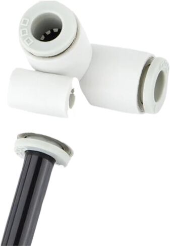 1pcs Pneumatic air pipe quick plug connector KQ2D04/06/08/10/12-00 Special-shaped three-way vertical double pipe(KQ2D 12-00) in Saudi Arabia