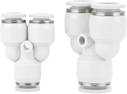 1pcs Pneumatic air pipe quick insert Y-type three-way plastic joint PY-4 6 8 10 12 16mm(PY-16) in Saudi Arabia