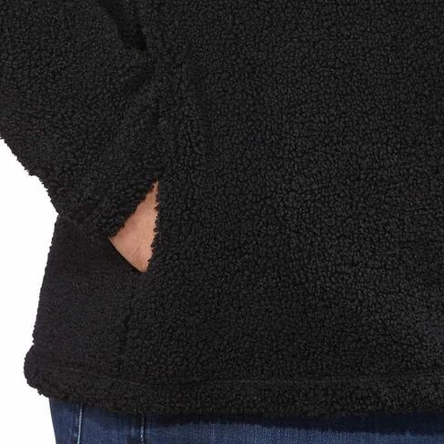 HI-TEC Men’s Thermo Fleece ¼ Zip Pullover Sweater, Black, Medium in Saudi Arabia