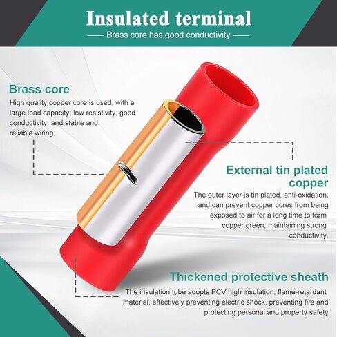 1180 قطعة مجموعة أطراف موصلات الأسلاك مع قاطع الأسلاك وزردية تجعيد ومفك براغي اختبار الجهد الكهربي ومفك براغي أنابيب الانكماش الحراري وموصلات الكابلات الكهربائية المتنوعة وشوكة المجرف بحلقة مؤخرة ذكر/أنثى in Kuwait