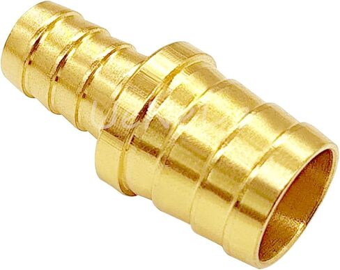 Uenede النحاس بارب المخفض، 3/4 "إلى 5/8" معرف خرطوم، خرطوم شائك تقليل جهاز الربط وصلات توصيل للثوار/الوقود/الهواء (حزمة من 2) in Kuwait