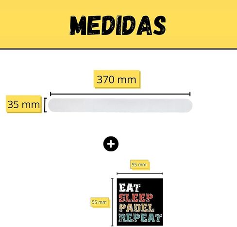 واقي مضارب البادل الشفاف + ملصق البادل - واقي مضارب الباديل الشفاف ذو النهاية الخشنة لحماية أكبر 35 × 370 مم in Kuwait