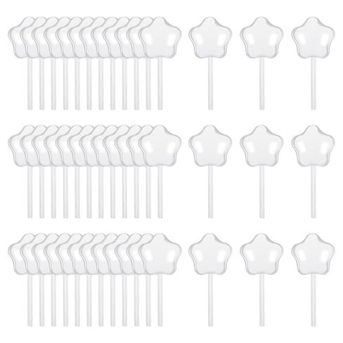 150PCS Pipetas para Postres, 4ml Star Shape Mini Pipettes, Clear Plastic Pipetas para Caramelo de Flan, for Dessert Decorations, Birthday Party and Holiday Decoration in Saudi Arabia