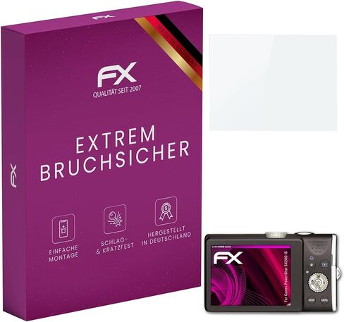 Screen Protector compatible with Canon PowerShot SX200 IS Screen Protection Film, anti-reflective and shock-absorbing FX Protector Film (3X) in Saudi Arabia