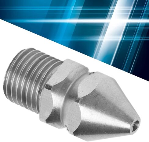 Stainless Cleaning Nozzle High Sewer Wash Jet with 4-Hole Design G1 4in Male Thread for Pipeline in Saudi Arabia