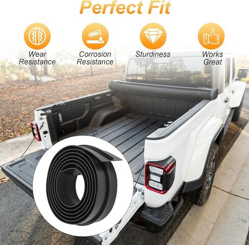 سدادة مطاطية لغطاء الشاحنة بطول 6 أقدام، لسيارة التخييم والمركبات الترفيهية والقوارب وباب الشاحنة والتطبيقات المنزلية # 4017020000 in Kuwait