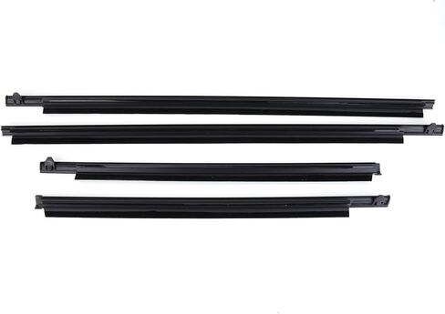 4 قطعة حزام عازل للنافذة 68163-35010 ، لـ 1995-2005 Toyota 4Runner ، استبدال 68164-35010 ، شريط زجاجي للباب ، ختم صب النافذة in Kuwait