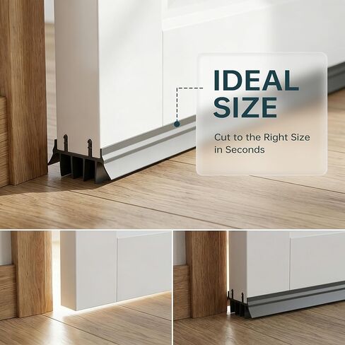 استبدال باب الاجتياح، ختم الجزء السفلي من باب الشق مع زعانف الفينيل 36 بوصة، سدادة باب PVC لتجريد الطقس تناسب فتحة الشق مقاس 7/8 بوصة، ختم الباب الخارجي القابل للقطع 2 حزمة in Kuwait