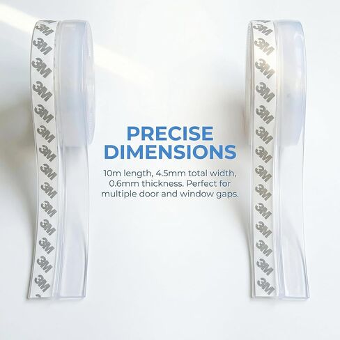 تجريد الطقس، 33 قدمًا، ختم الباب، عرض 45 مم، ختم نافذة شفاف عازل للصوت، سدادة عازلة مقاومة للرياح للفجوات in Kuwait