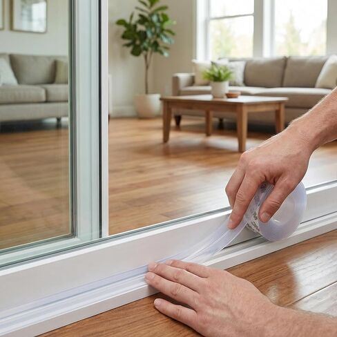 تجريد الطقس، 33 قدمًا، ختم الباب، عرض 45 مم، ختم نافذة شفاف عازل للصوت، سدادة عازلة مقاومة للرياح للفجوات in Kuwait