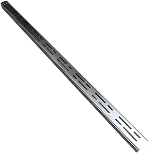 Stainless Steel Garden Driveway Rainwater Grate Metal Drainage Trench System for Driveway Decor End Caps Included 39.4in Length (Silver 39.4X2X2IN) in Saudi Arabia