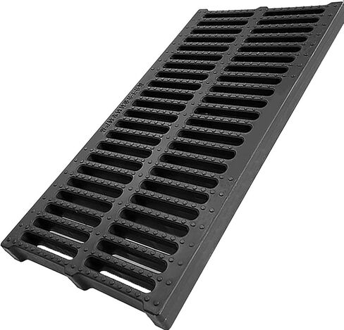 Trench & Driveway Channel Drain with Grate for Garden Drainage 50x30x2.5cm Resin Plastic Sewer Cover Grates in Saudi Arabia