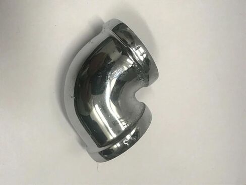 كوع نحاسي مطلي بالكروم 90°3/8 بوصة مع وصلات ملولبة للإناث FPT x FPT in Kuwait