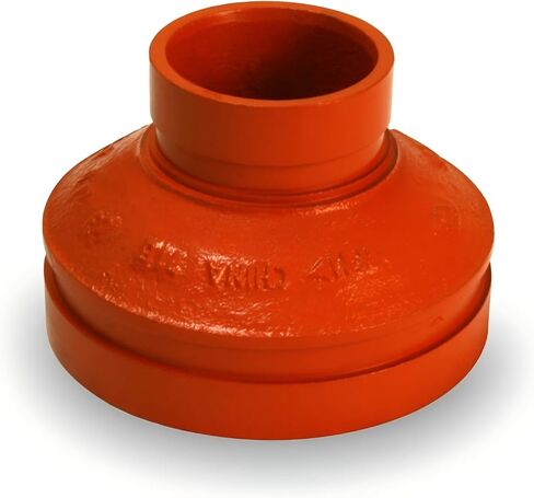 2 بوصة × 1-1/4 بوصة - 6 بوصة × 5 بوصة في تجهيزات أنابيب مخفض التوصيل المخدد من حديد الدكتايل in Kuwait