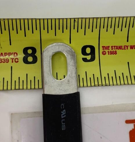 Copper Busbar Connector 3-7/8" L x 1/16" T x 5/8" W w/Heat Shrink Tube VW-1 in Saudi Arabia