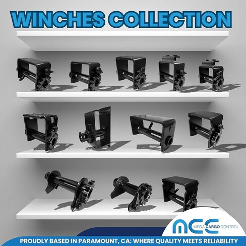 Mega Cargo Control 5 Pack 4" Weld-On Combination Winch for Flatbed Trailer 152 mm Flatbed Equipment Accessories for Tie Down System - 5,500 LBS WLL in Saudi Arabia