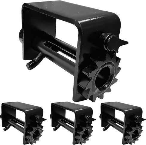 Mega Cargo Control 5 Pack 4" Weld-On Combination Winch for Flatbed Trailer 152 mm Flatbed Equipment Accessories for Tie Down System - 5,500 LBS WLL in Saudi Arabia