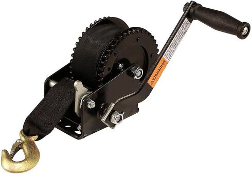 11195-4 - ونش محرك مزدوج Attwood 2000 Lb بديل لما بعد البيع - حزام نايلون 2 بوصة × 20 متوافق مع Attwood Marine in Saudi Arabia