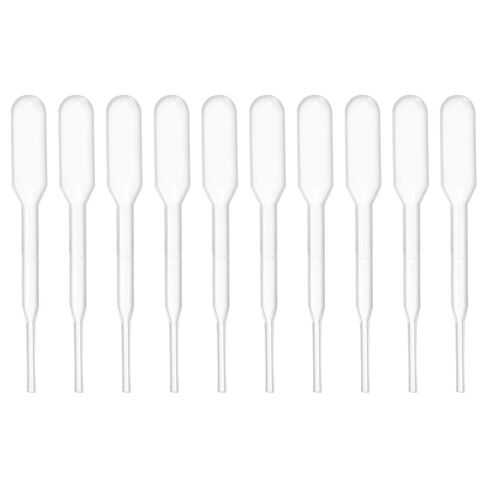 Disposable Transfer Pipettes, 100pcs 0.2ml LDPE Polyethylene Plastic Pipette for Transfer Liquid for Lab, Chemistry, Clear in Saudi Arabia