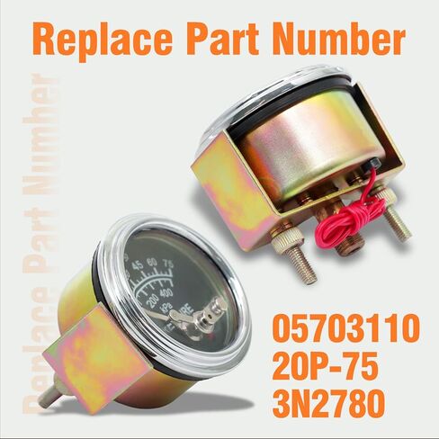 05703110 Pressure Switch Gauge Compatible with Murphy Replace 20P-75 3N2780, 0-75 PSI in Saudi Arabia