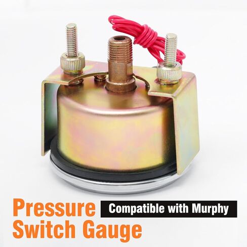 05703110 Pressure Switch Gauge Compatible with Murphy Replace 20P-75 3N2780, 0-75 PSI in Saudi Arabia