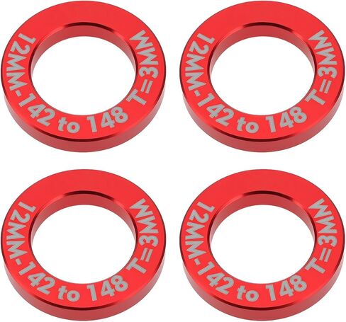 OTOTEC 4Pcs Bike Hub Conversion Spacers Gasket for 100mm 142mm Wheel Hub Conversion to 110mm 148mm Wheel in Saudi Arabia