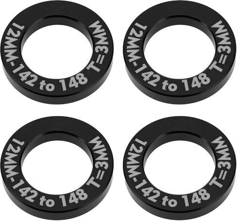 OTOTEC 4Pcs Bike Hub Conversion Spacers Gasket for 100mm 142mm Wheel Hub Conversion to 110mm 148mm Wheel in Saudi Arabia