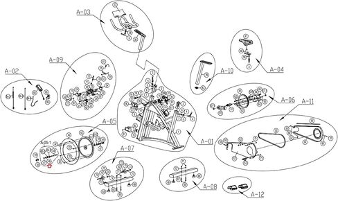 Hydra Fitness Exchange Flywheel Hub Spacer 1000413976 Works with IC7.9 - FC062 Stationary Bike in Saudi Arabia