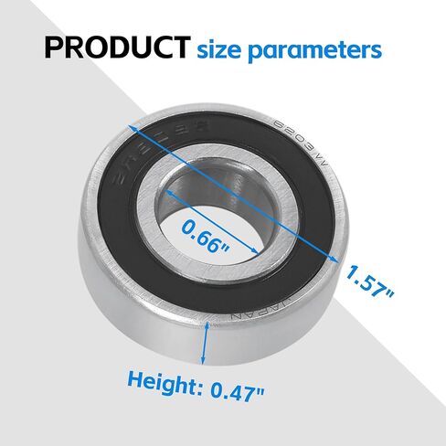 Arbor Bearings Rockwell for Delta Unisaw Table Saw Race Set of 2 in Kuwait