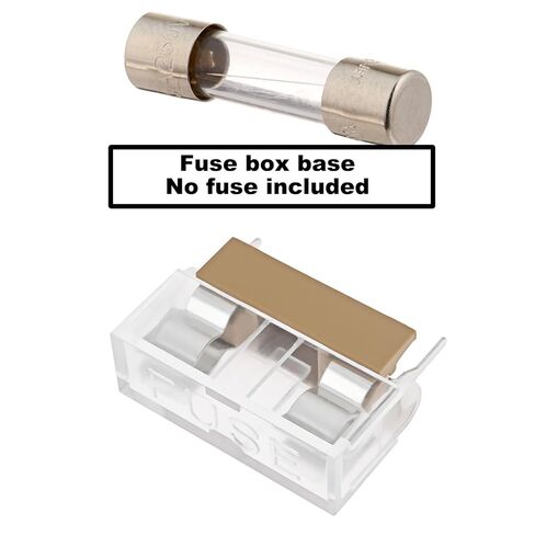 The Lord of the Tools 20Pcs Fuse Holder PCB Panel Mount Holder Case 250V 6A Compatible with Stelvio 5x20mm Fuses in Saudi Arabia