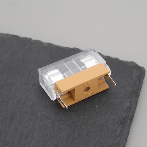 The Lord of the Tools 20Pcs Fuse Holder PCB Panel Mount Holder Case 250V 6A Compatible with Stelvio 5x20mm Fuses in Saudi Arabia