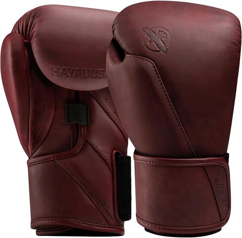 Hayabusa T360 Leather Boxing Gloves for Men and Women Wrist and Knuckle Protection, Triple Splinted Wrist Support, Cloud-Like Knuckle Padding in Saudi Arabia