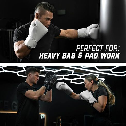Hayabusa T360 Leather Boxing Gloves for Men and Women Wrist and Knuckle Protection, Triple Splinted Wrist Support, Cloud-Like Knuckle Padding in Saudi Arabia