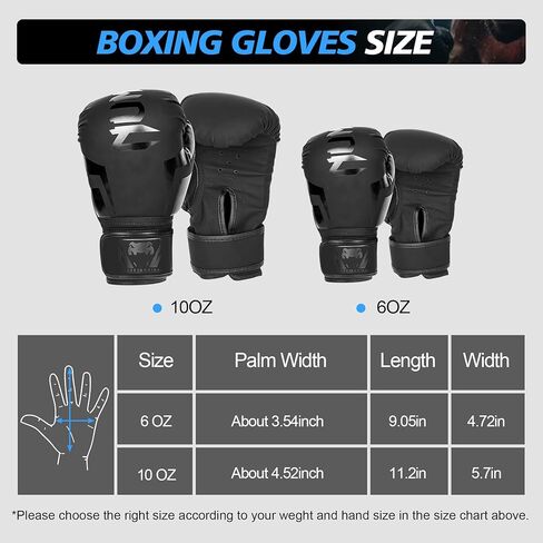 Inmorven Boxing Gloves, Training Sparring, Muay Thai MMA Kickboxing, Men Women, Heavy Punching Bag Focus Mitts Pads Workout, Ventilated Palm - XS in Saudi Arabia