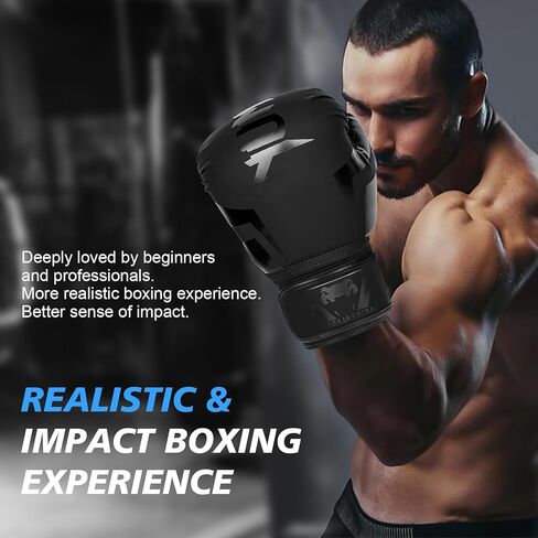 قفازات الملاكمة Inmorven، تدريب السجال، الملاكمة التايلاندية MMA كيك بوكسينغ، الرجال والنساء، كيس اللكم الثقيل، وسادات التركيز، راحة اليد جيدة التهوية - XS in Kuwait
