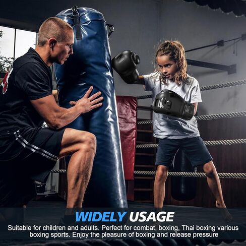 Inmorven Boxing Gloves, Training Sparring, Muay Thai MMA Kickboxing, Men Women, Heavy Punching Bag Focus Mitts Pads Workout, Ventilated Palm - XS in Saudi Arabia