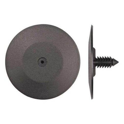 Retainer, Blk Plastic, 1/4In, 3/4In L, PK25 in Saudi Arabia