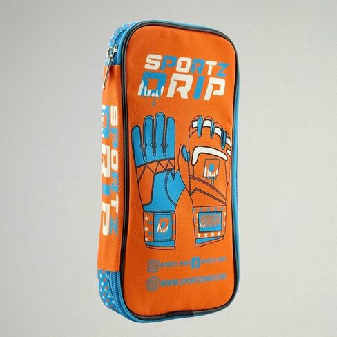 Velocity Batting Gloves, Baseball, Youth/Adult, Orange and Blue, Multiple Sizes, Breathable Mesh, Adjustable Wrist Strap, Pro-Grade Grip in Kuwait