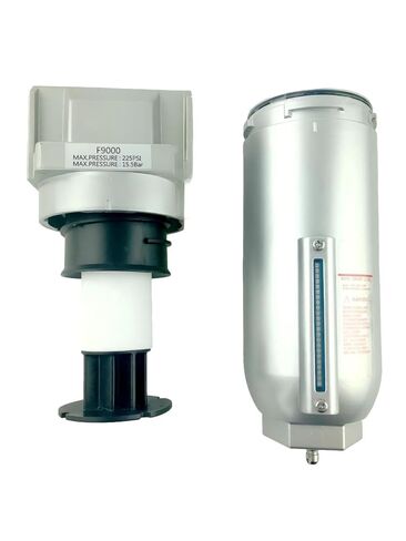 F908N Inline High Flow Compressed Air Filter - for Air Compressor Systems Particulate/Water Moisture Removal - Air Compressor Moisture Trap/Inline Particulate Filter - 1" 250 PSI Manual Drain in Saudi Arabia