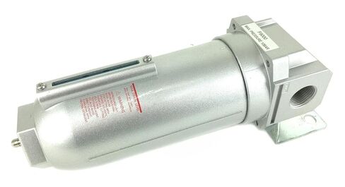 F908N Inline High Flow Compressed Air Filter - for Air Compressor Systems Particulate/Water Moisture Removal - Air Compressor Moisture Trap/Inline Particulate Filter - 1" 250 PSI Manual Drain in Saudi Arabia