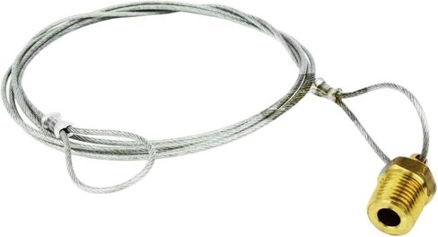 Air Compressor Tank Drain Valve - for Conrader Air Compressors and Blowers Equipment Parts CDV25 - compressed air tank cable-style pull drain - 1/4" male NPT 250 PSI Cable length: 60" in Saudi Arabia